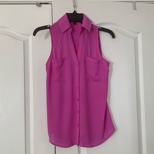 Express Portofino Button Down Shirt Tank Top